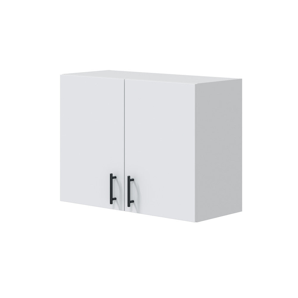 Módulo alto de cocina Kira 80 cm Blanco Brillo