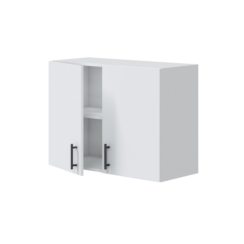 Módulo alto de cocina Kira 80 cm Blanco Brillo