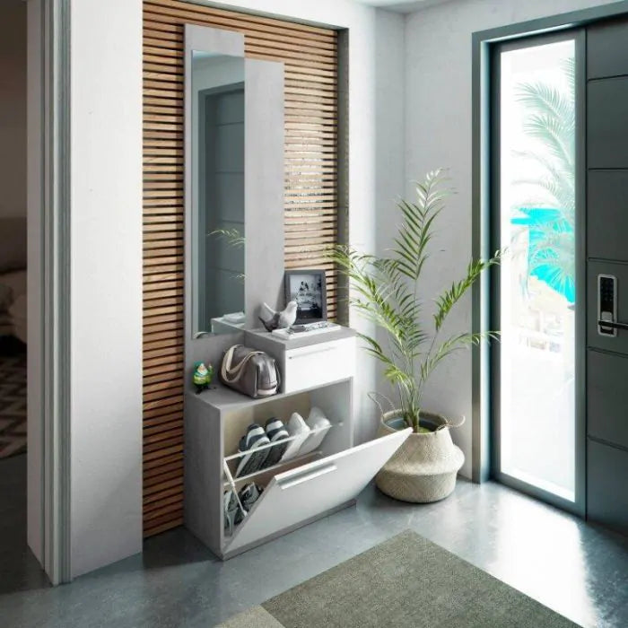 Mueble Recibidor con Espejo