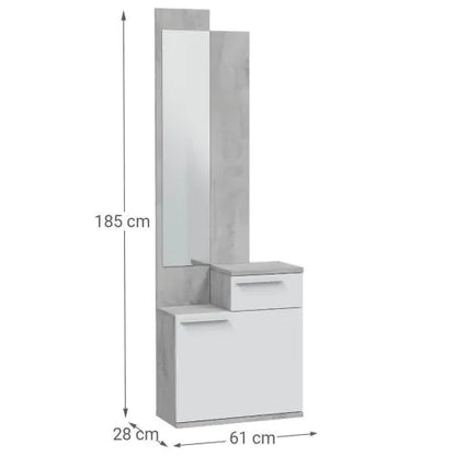 Mueble Recibidor con Espejo