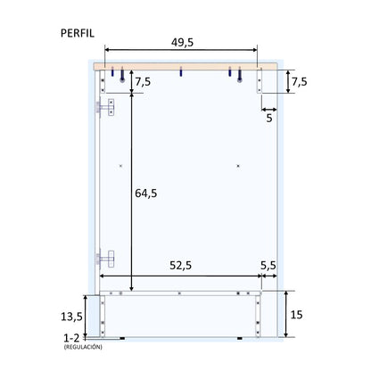 Mueble Bajo para Fregadero Kira 80 cm