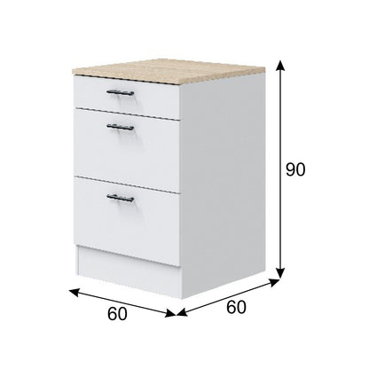 Módulo bajo de cocina Kira 60 cm